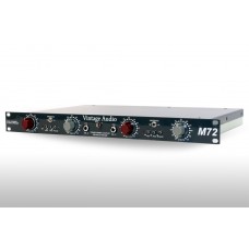 VINTAGE AUDIO M72, 1272 NEVE STYLE DUAL CHANNEL MIC PREAMP, THREE YEAR WARRANTY!